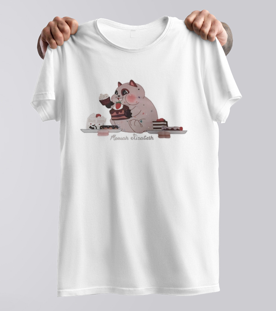 Moriah Elizabeth Cat Enjoying Cakes T-Shirt