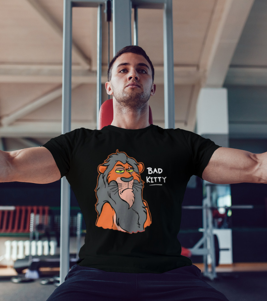 Scar Bad Kitty Lion Expression T-Shirt