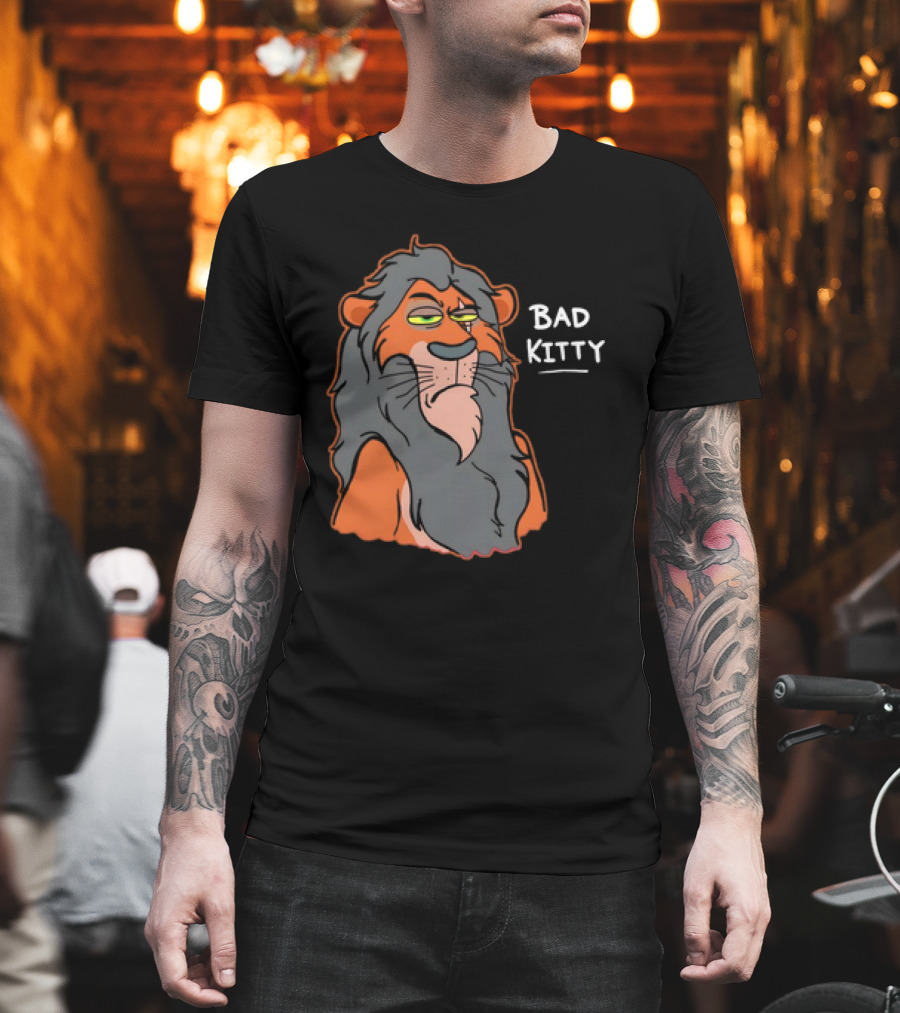 Scar Bad Kitty Lion Expression T-Shirt