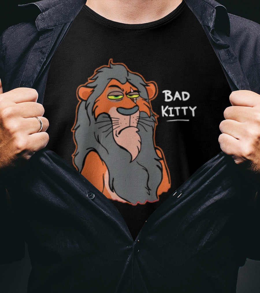 Scar Bad Kitty Lion Expression T-Shirt