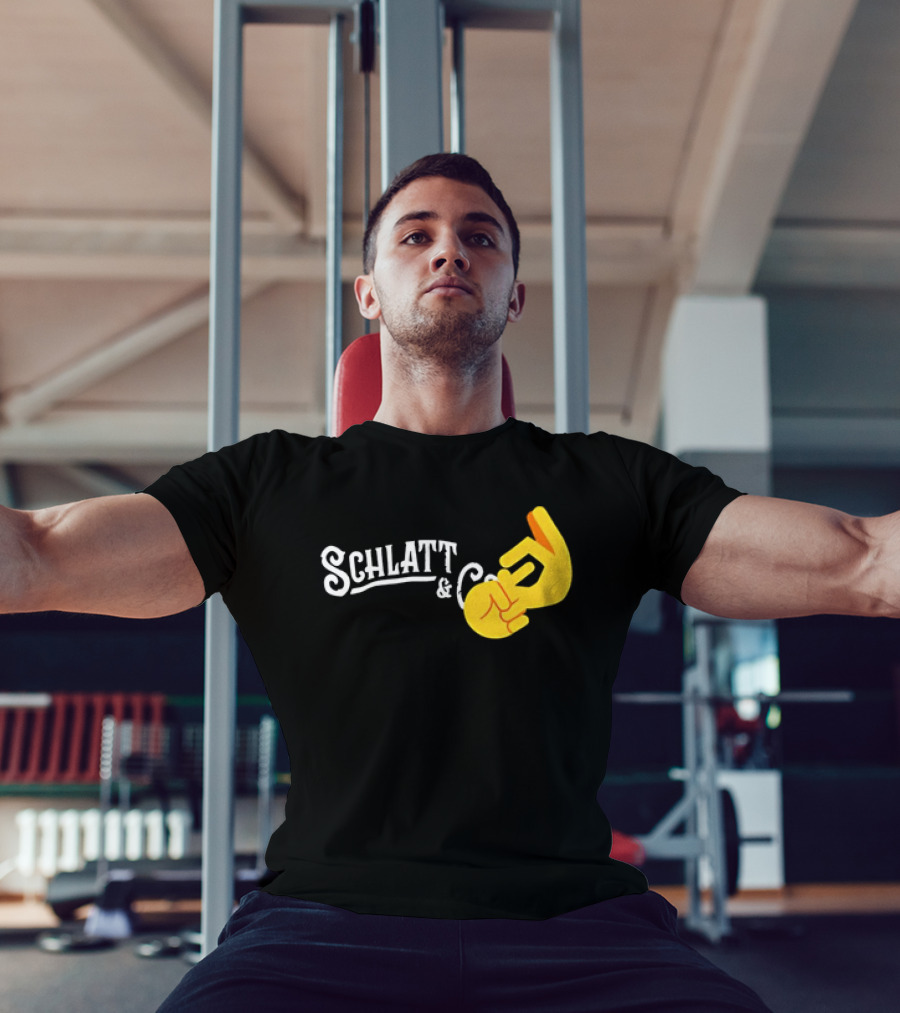 Schlatt And CO Hand Emoji Gesture T-Shirt