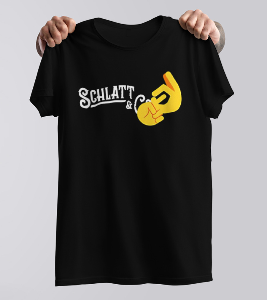 Schlatt And CO Hand Emoji Gesture T-Shirt