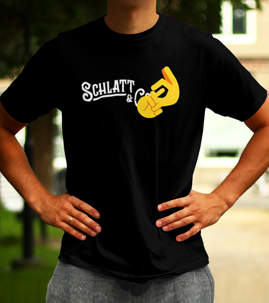 Schlatt And CO Hand Emoji Gesture T-Shirt