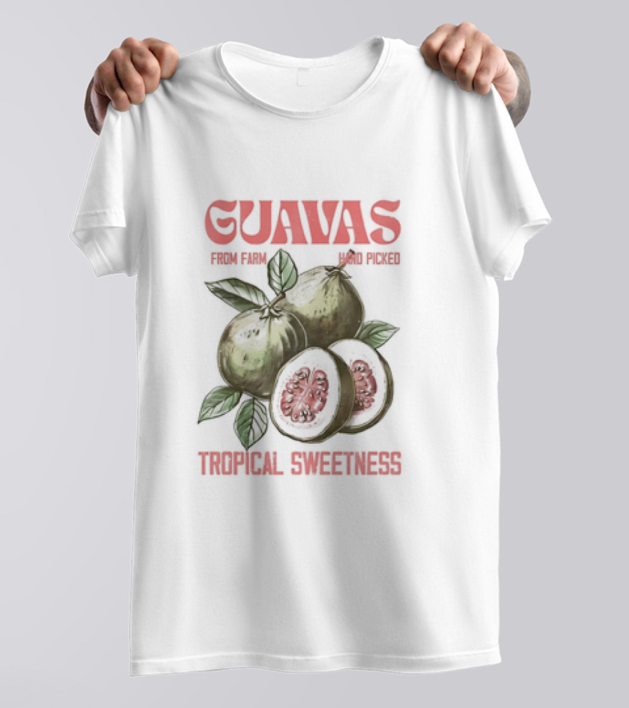 Guavas Hand Picked From Farm Tropical Sweetness T-Shirt