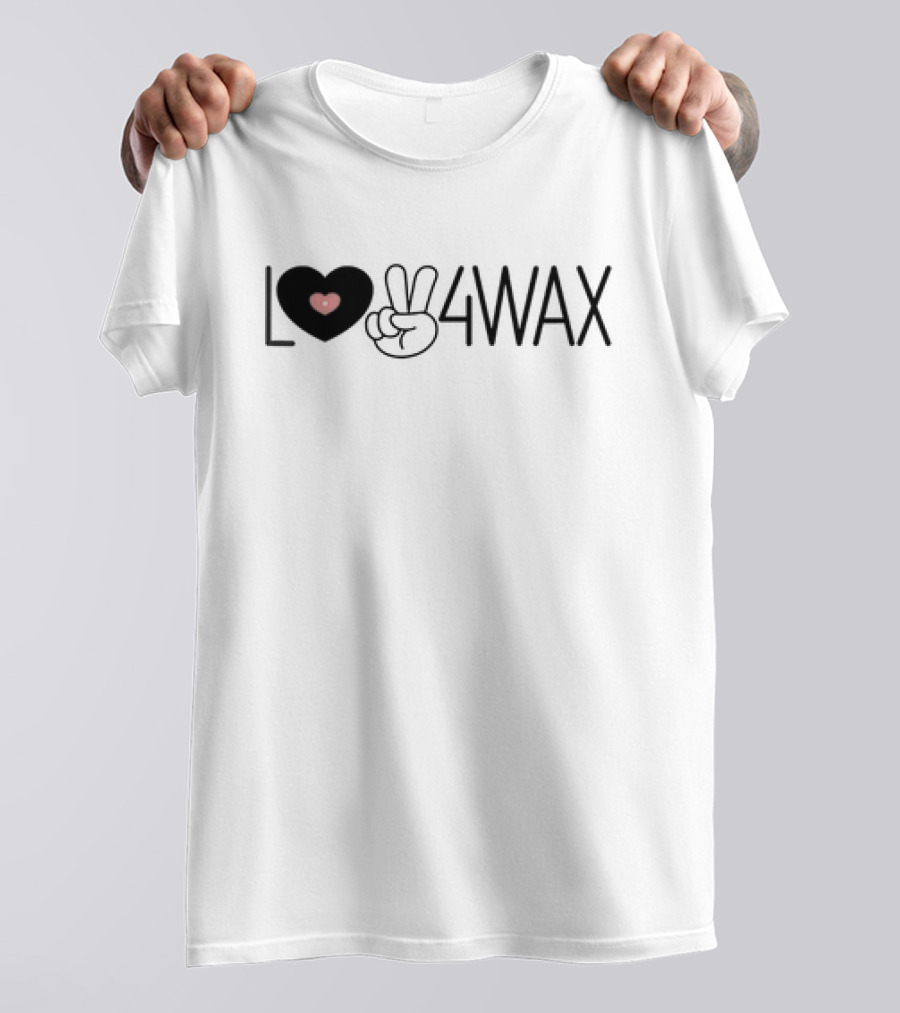 Luv Heart Peace Sign 4WAX T-Shirt