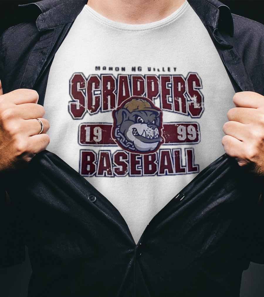 Mahoning Valley Scrappers Baseball 1999 Vintage T-Shirt