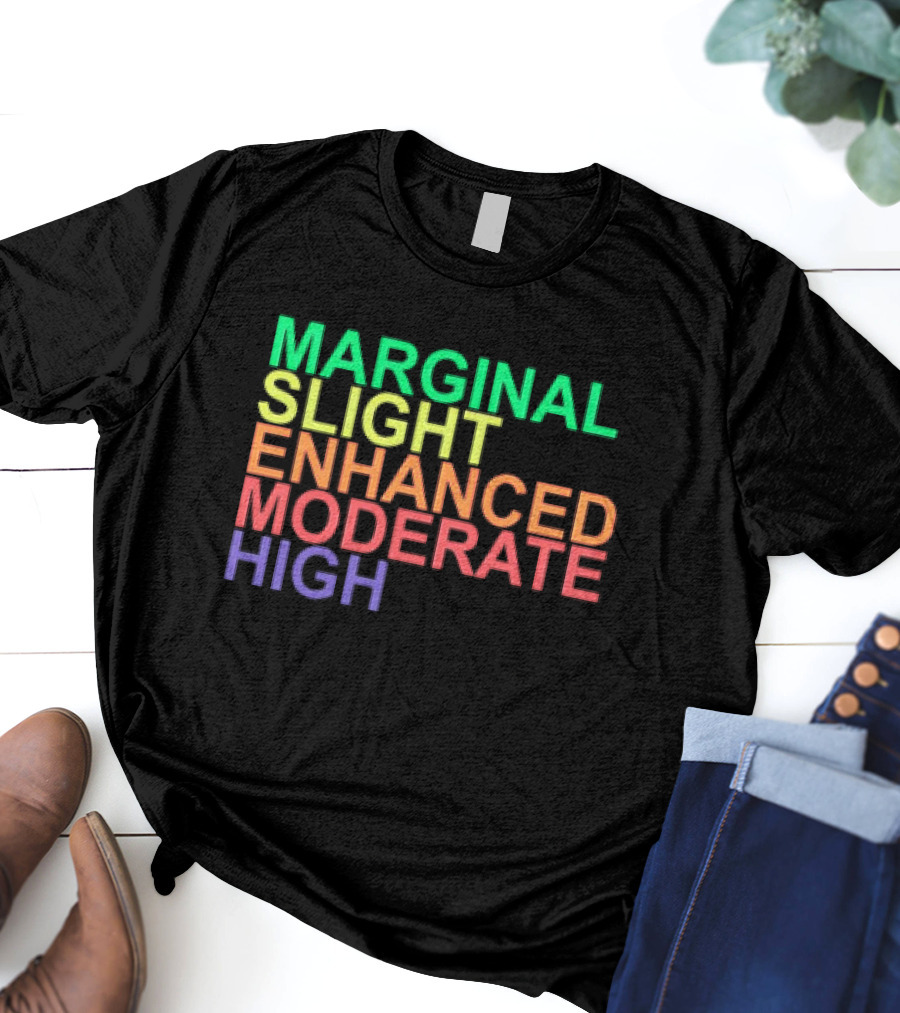 Marginal Slight Enhanced Moderate High T-Shirt