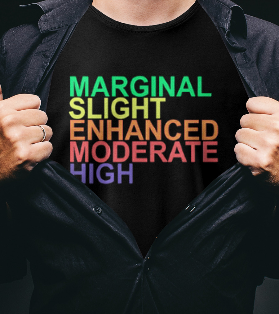 Marginal Slight Enhanced Moderate High T-Shirt