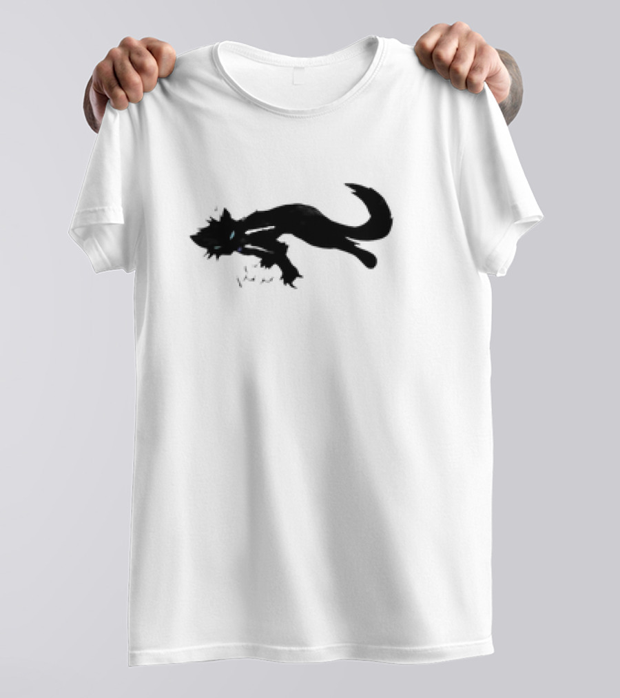 Scourge Cat Silhouette Fw Black Feline T-Shirt