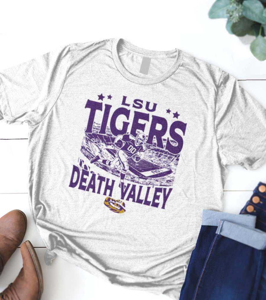 LSU Tigers Death Valley Football Stadium Player T-Shirt