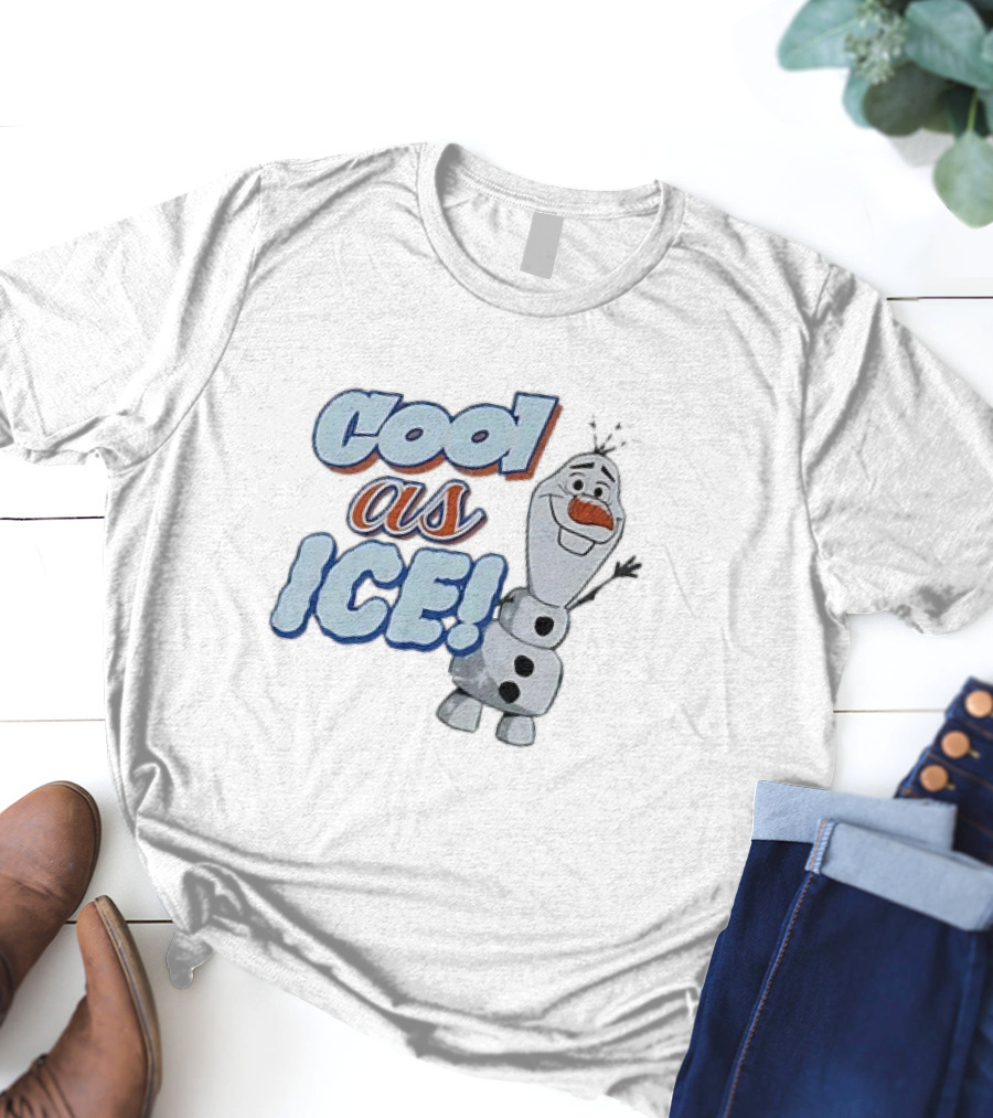 Olaf Cool As Ice Frozen Snowman Fun T-Shirt