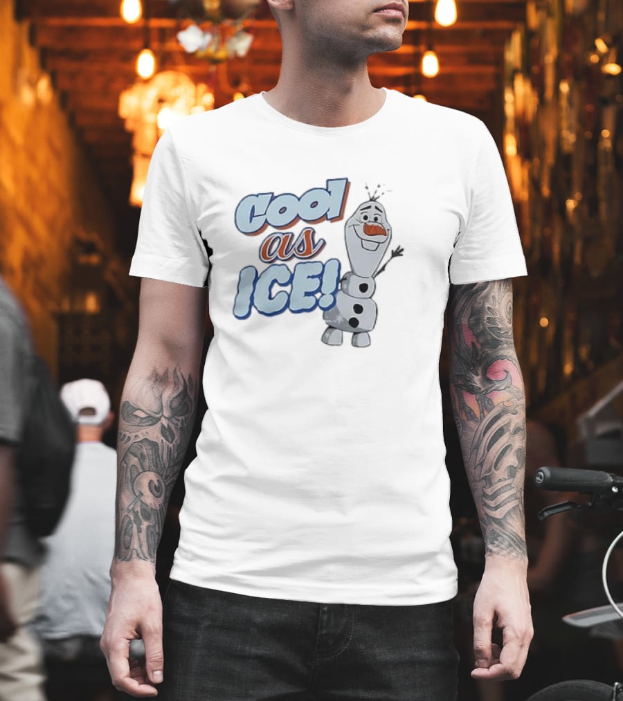 Olaf Cool As Ice Frozen Snowman Fun T-Shirt