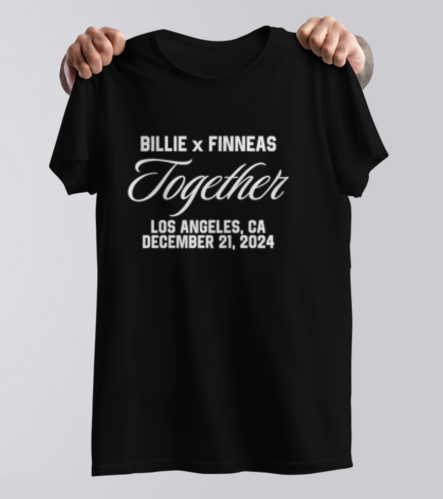 Billie X Finneas Together Los Angeles December 21 T-Shirt