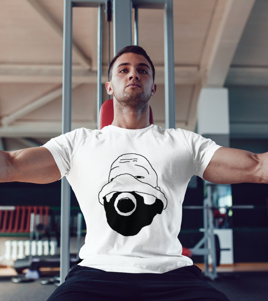 Ye Kanye West Nitrous Mask Drawing T-Shirt