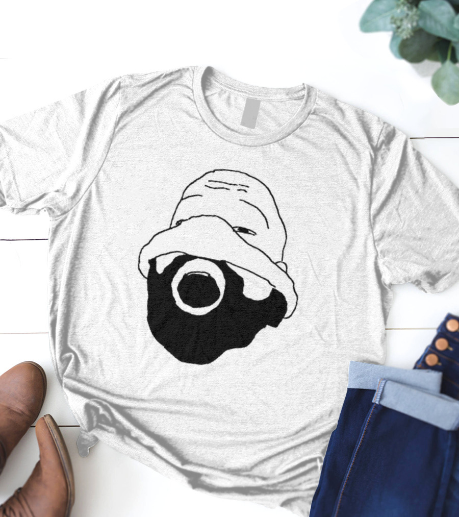 Ye Kanye West Nitrous Mask Drawing T-Shirt
