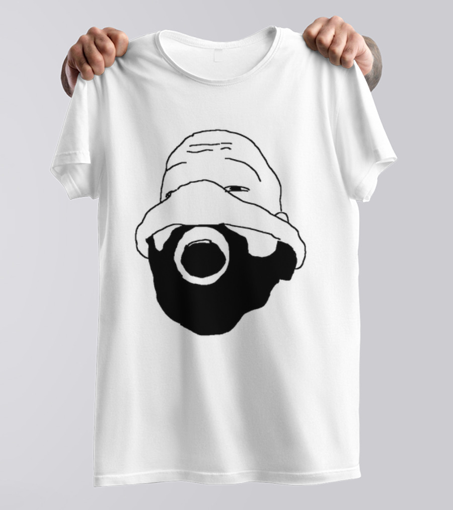 Ye Kanye West Nitrous Mask Drawing T-Shirt