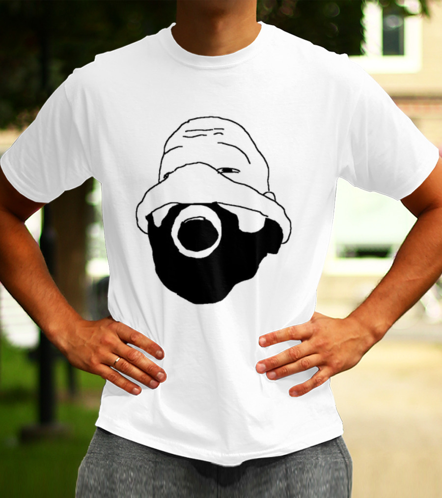 Ye Kanye West Nitrous Mask Drawing T-Shirt