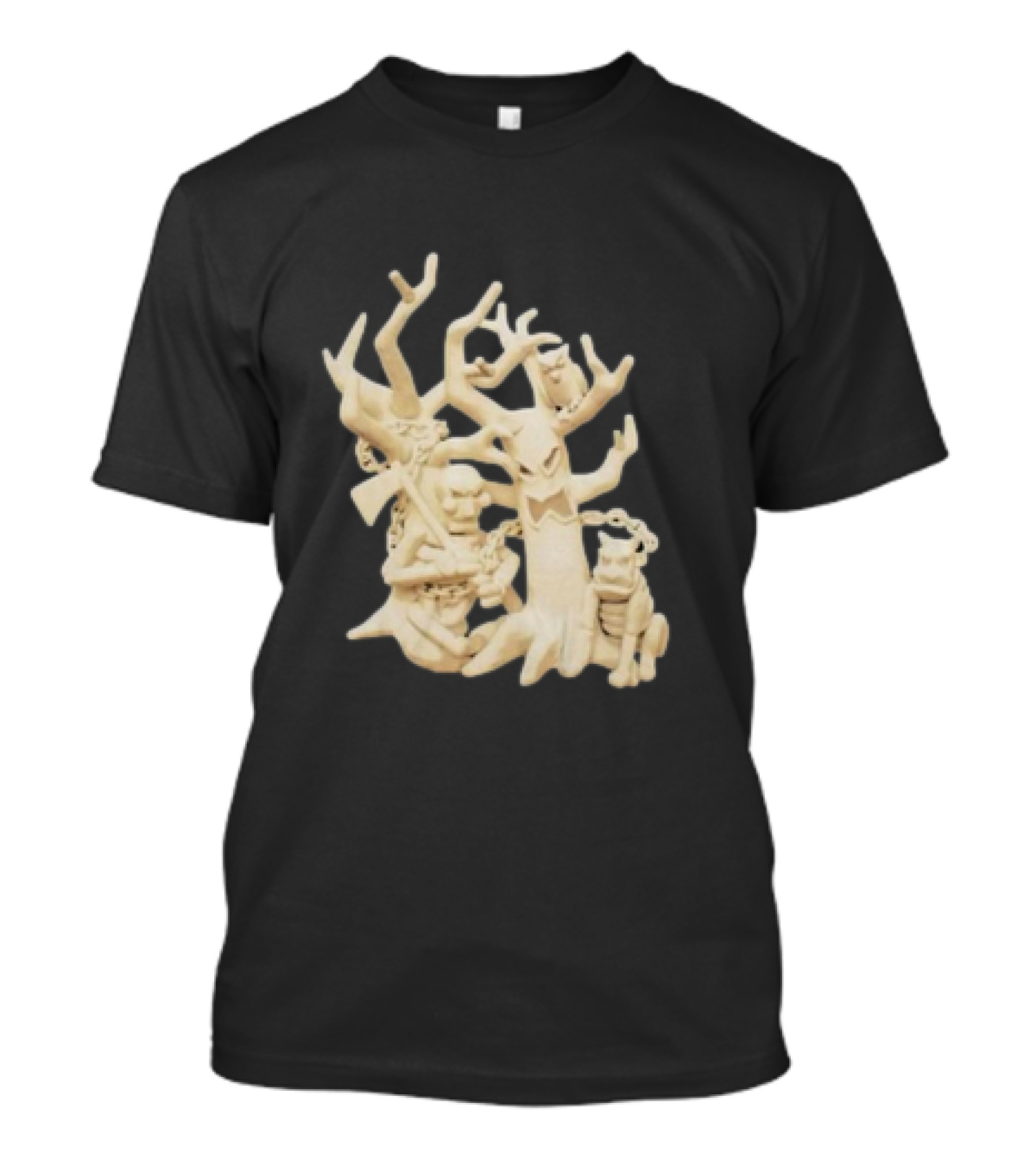Spooky Woods Woodland Haunted Forest Creatures T-Shirt