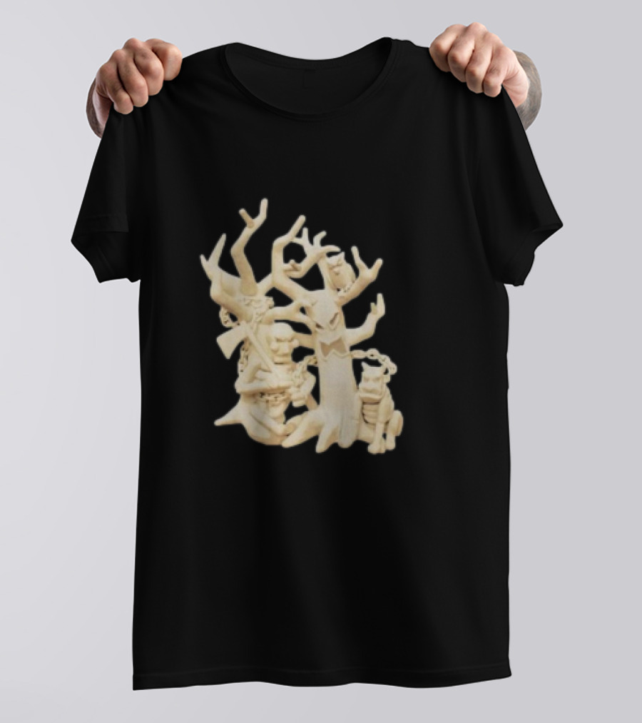 Spooky Woods Woodland Haunted Forest Creatures T-Shirt
