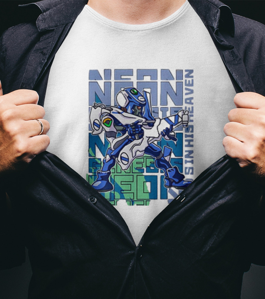 Neon Genesis Evangelion Eva-00 God's In His Heaven T-Shirt