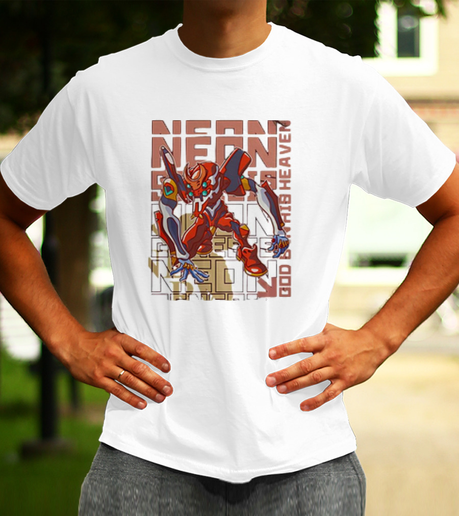 Eva-02 Neon Genesis Evangelion God’s In His Heaven T-Shirt
