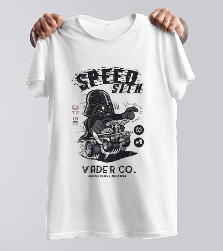 Speed Sith Vader Co Gehenn Plains Mustafar Estd 1977 N1 T-Shirt