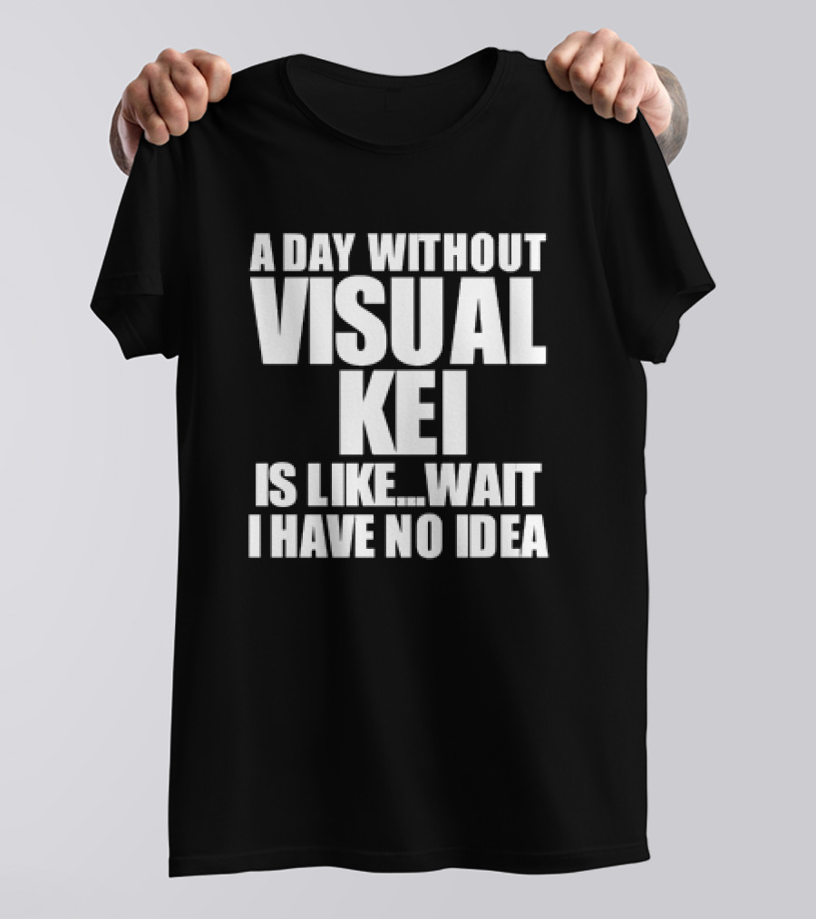 A Day Without Visual Kei Is Like Wait I Have No Idea T-Shirt