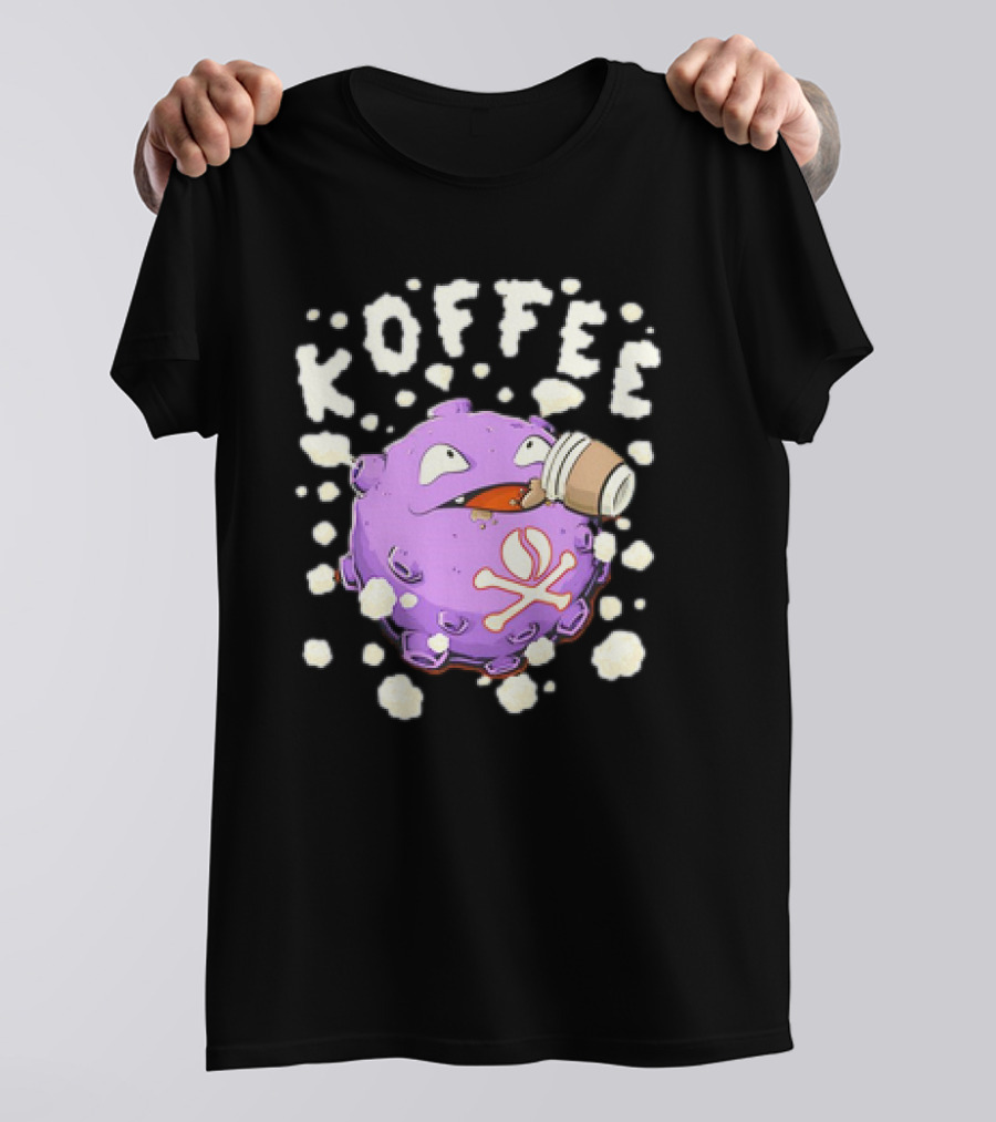 Koffing Drinking Koffee With Coffee Mug T-Shirt