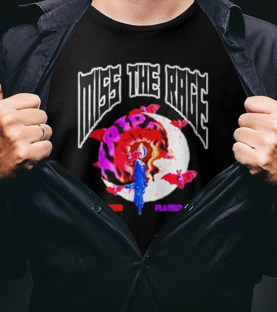 Miss The Rage Trip At Knight Trippie Redd Playboi Carti Lunar Bat Vision T-Shirt