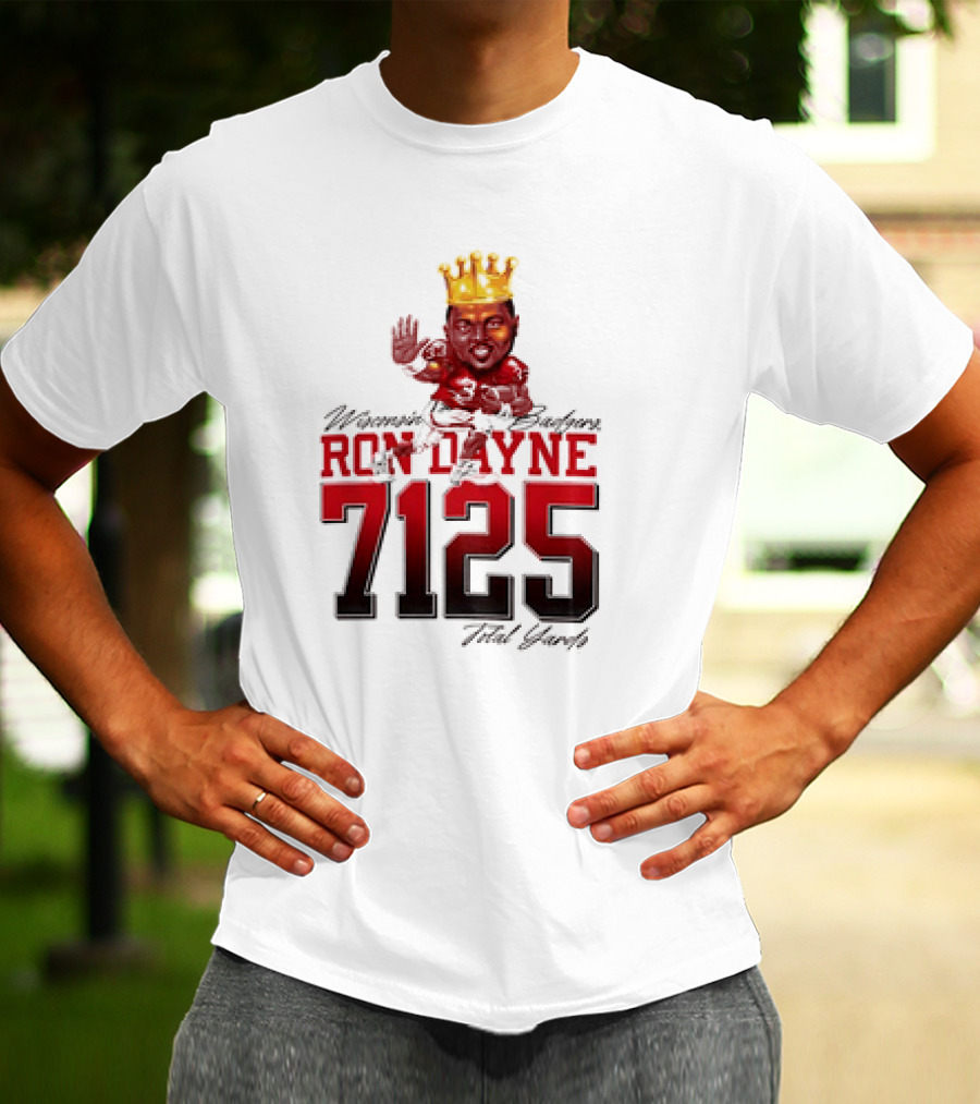 Ron Dayne 7125 Total Yards Wisconsin Badgers T-Shirt