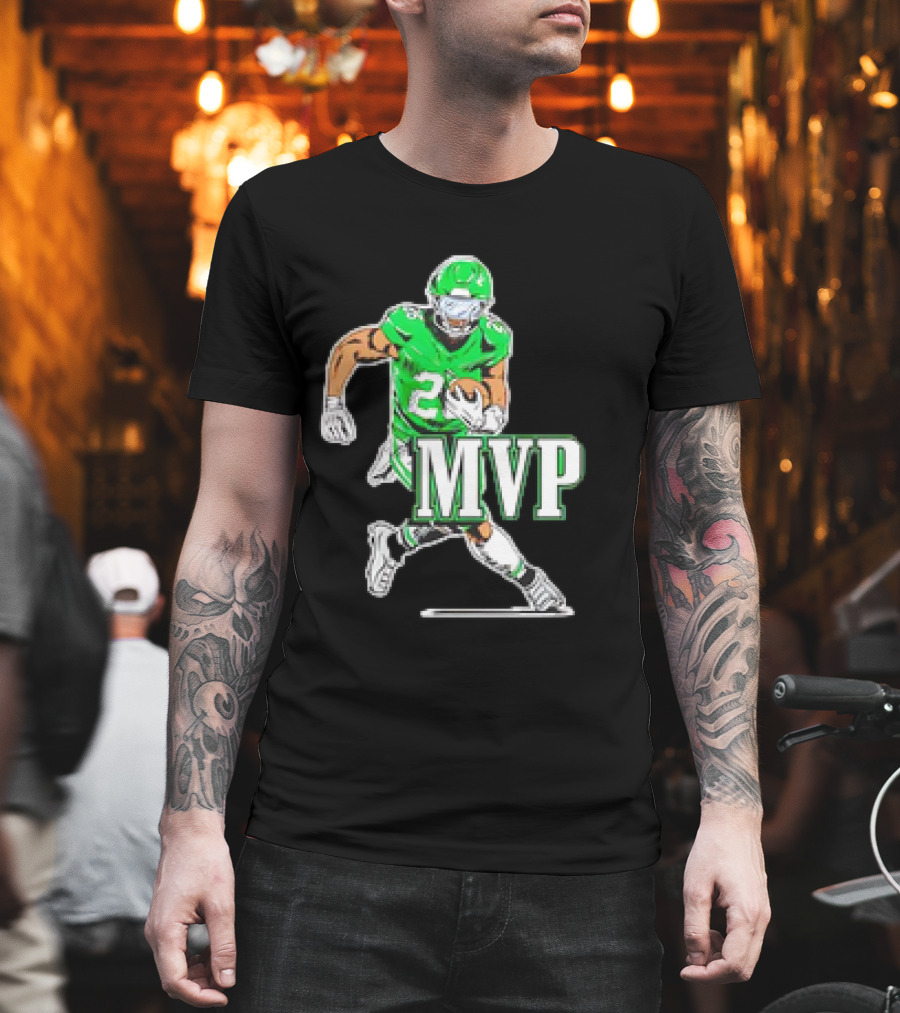 Philadelphia Eagles Number 26 Green Uniform MVP T-Shirt