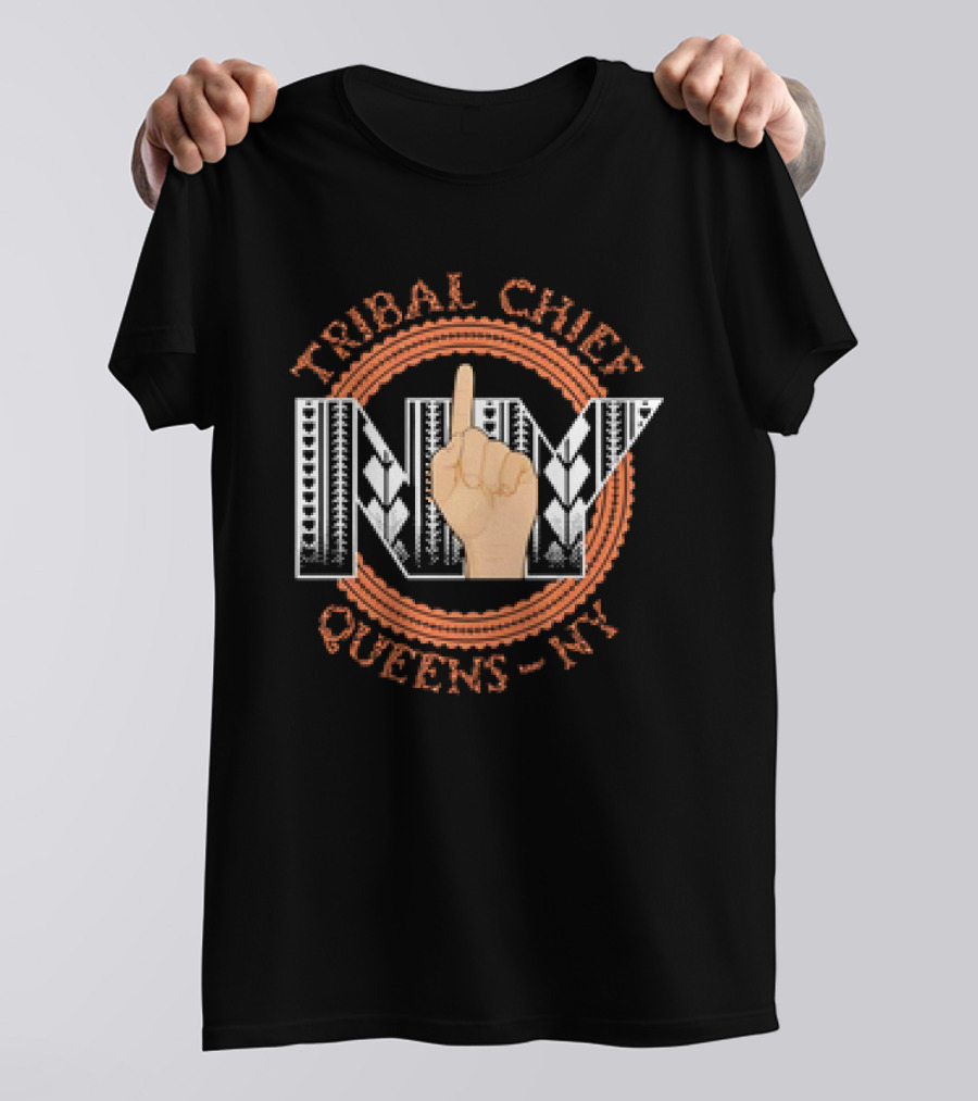 Tribal Chief NY Hand Gesture Queens-NY T-Shirt