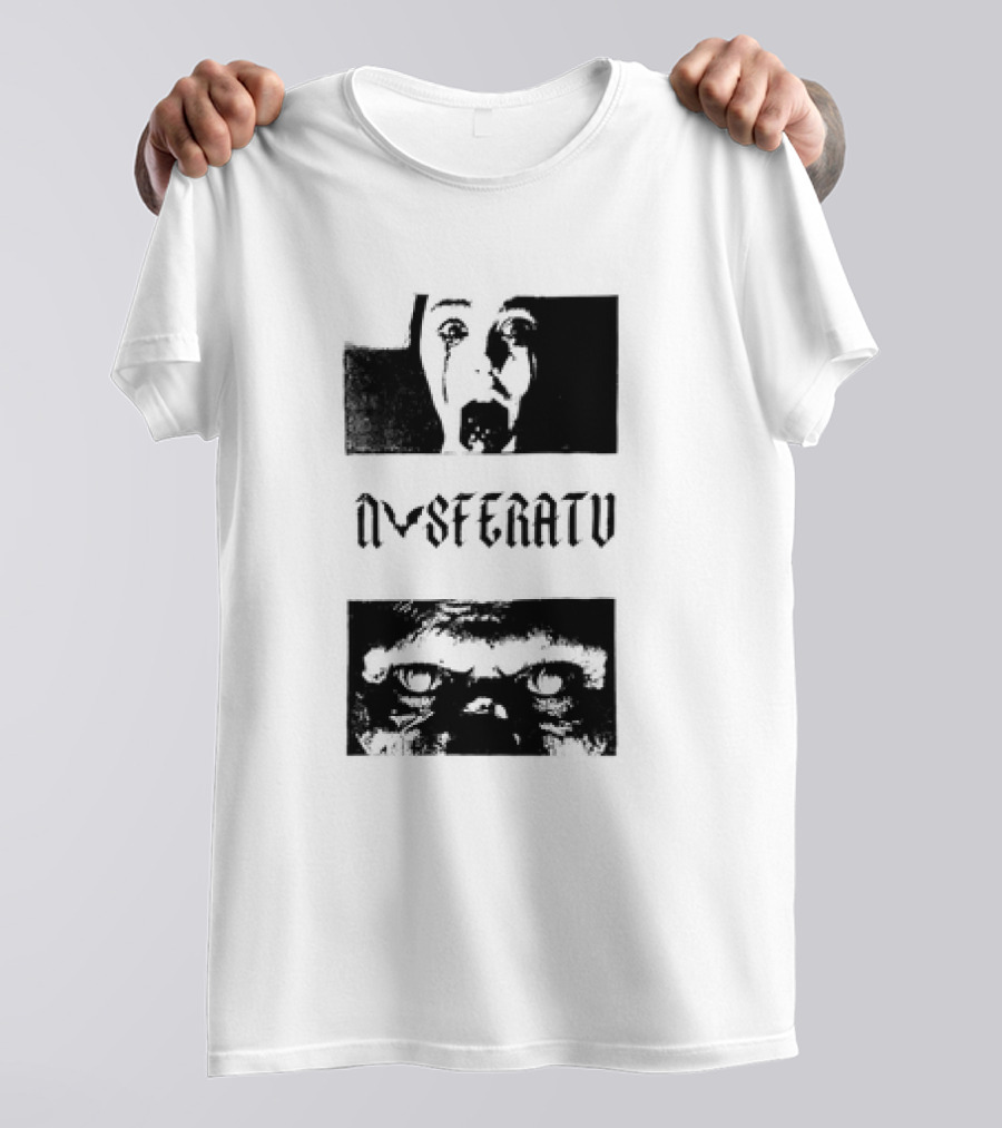 Nosferatu Classic Horror Vampire Face And Eyes T-Shirt