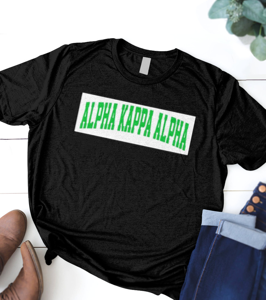 Alpha Kappa Alpha Letterman Sorority Greek Letters T-Shirt