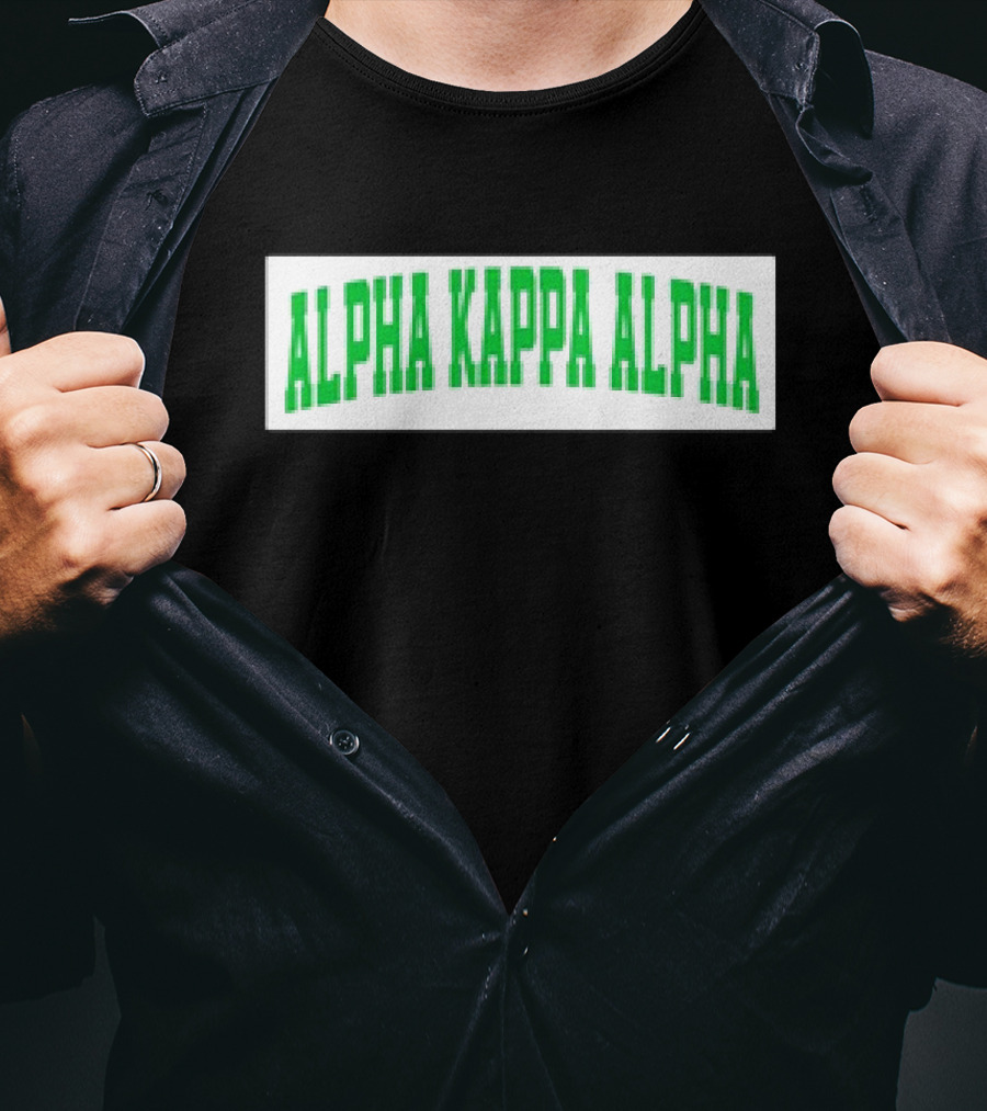 Alpha Kappa Alpha Letterman Sorority Greek Letters T-Shirt