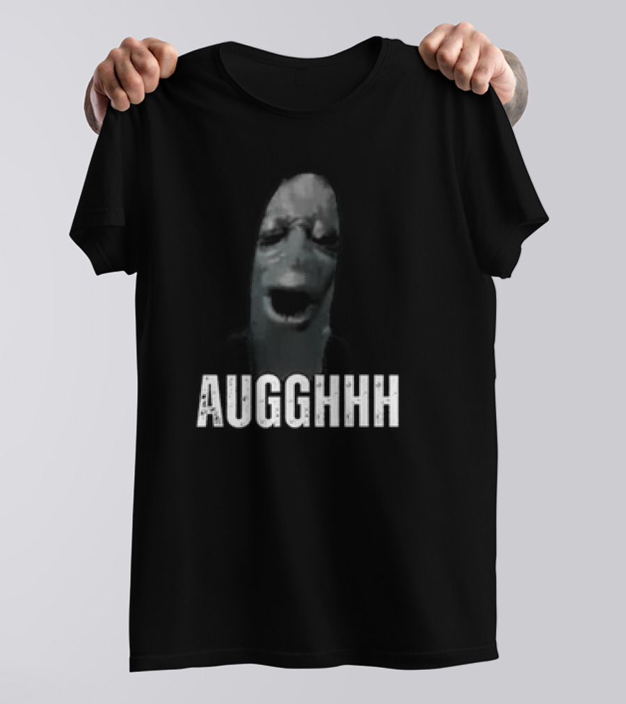 AUGGHHH Cursed Plankton Meme T-Shirt