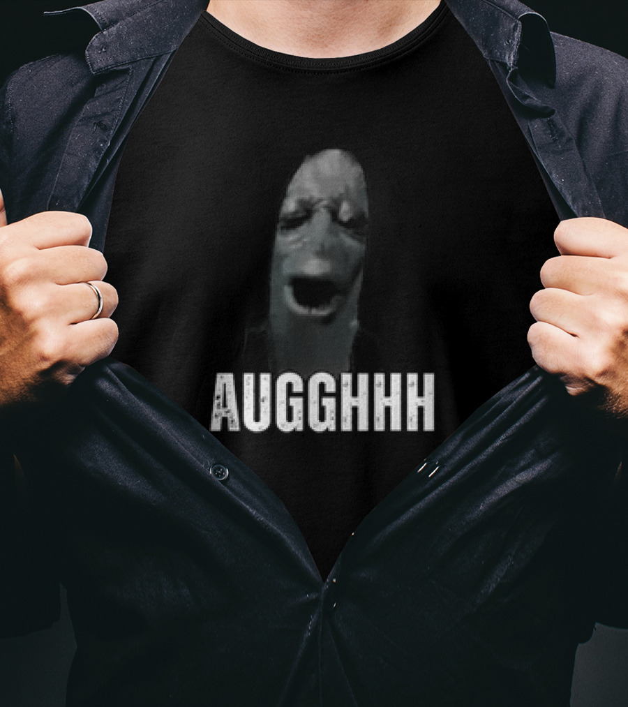 AUGGHHH Cursed Plankton Meme T-Shirt