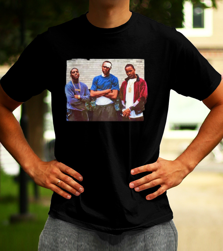 Paid In Full Movie Calvin Scene With Three Men In Streetwear Clothing T-Shirt