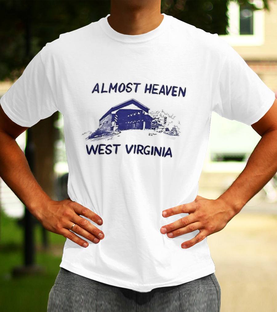 Almost Heaven West Virginia Covered Bridge Scenic T-Shirt