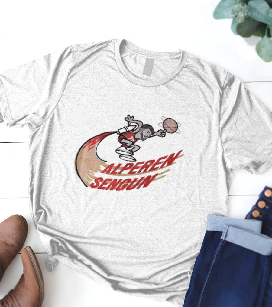 Alperen Sengun Houston Rockets Cartoon Basketball T-Shirt
