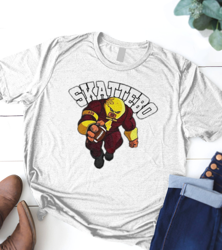 Arizona State Sun Devils Skattebo Football Mascot ASU Juggernaut T-Shirt