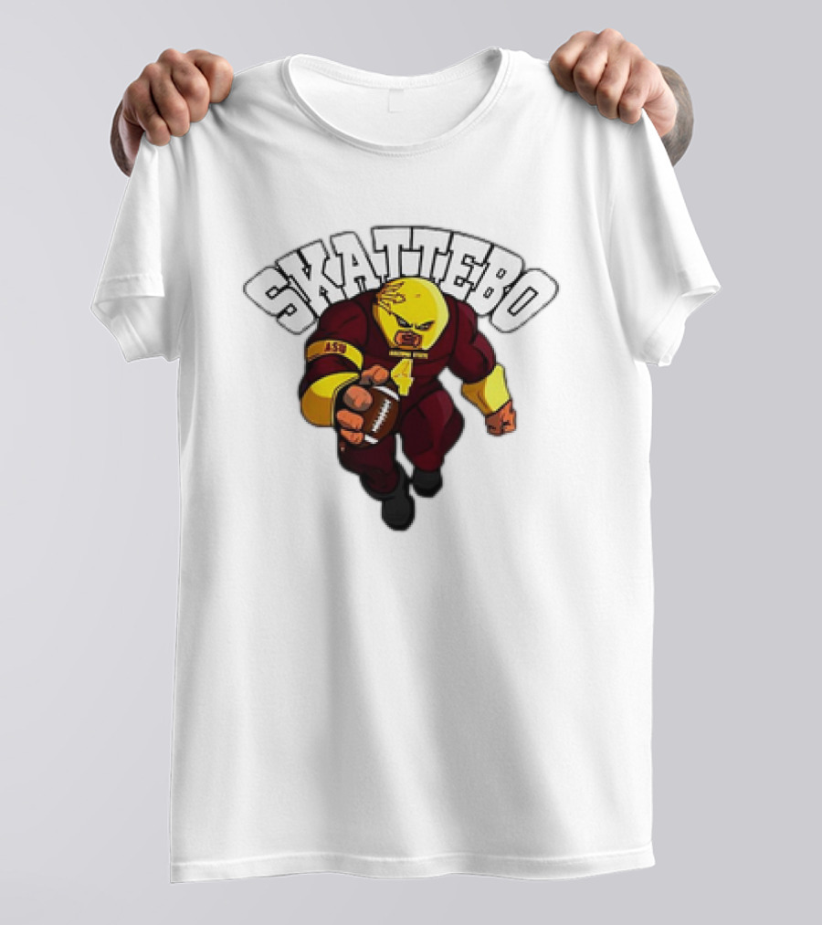 Arizona State Sun Devils Skattebo Football Mascot ASU Juggernaut T-Shirt