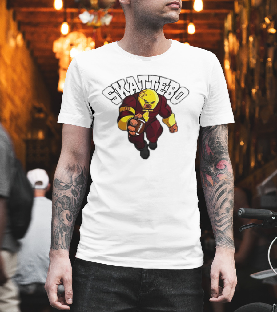 Arizona State Sun Devils Skattebo Football Mascot ASU Juggernaut T-Shirt