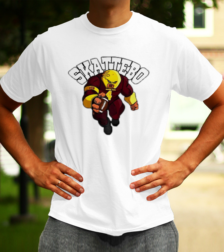 Arizona State Sun Devils Skattebo Football Mascot ASU Juggernaut T-Shirt
