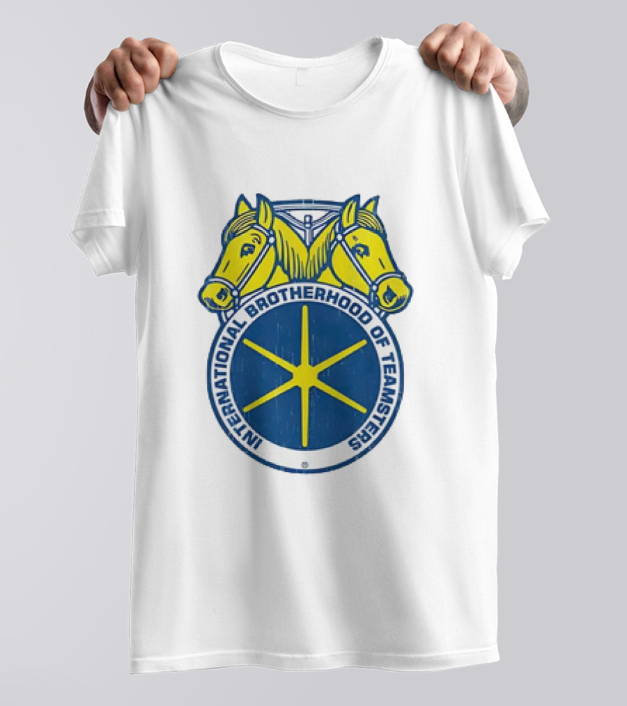 International Brotherhood Of Teamsters Emblem With Dual Horses T-Shirt