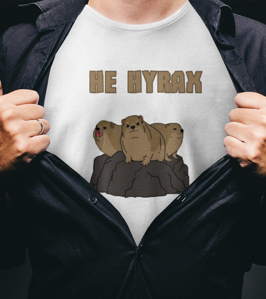 HE HYRAX Cute Angry Meme T-Shirt