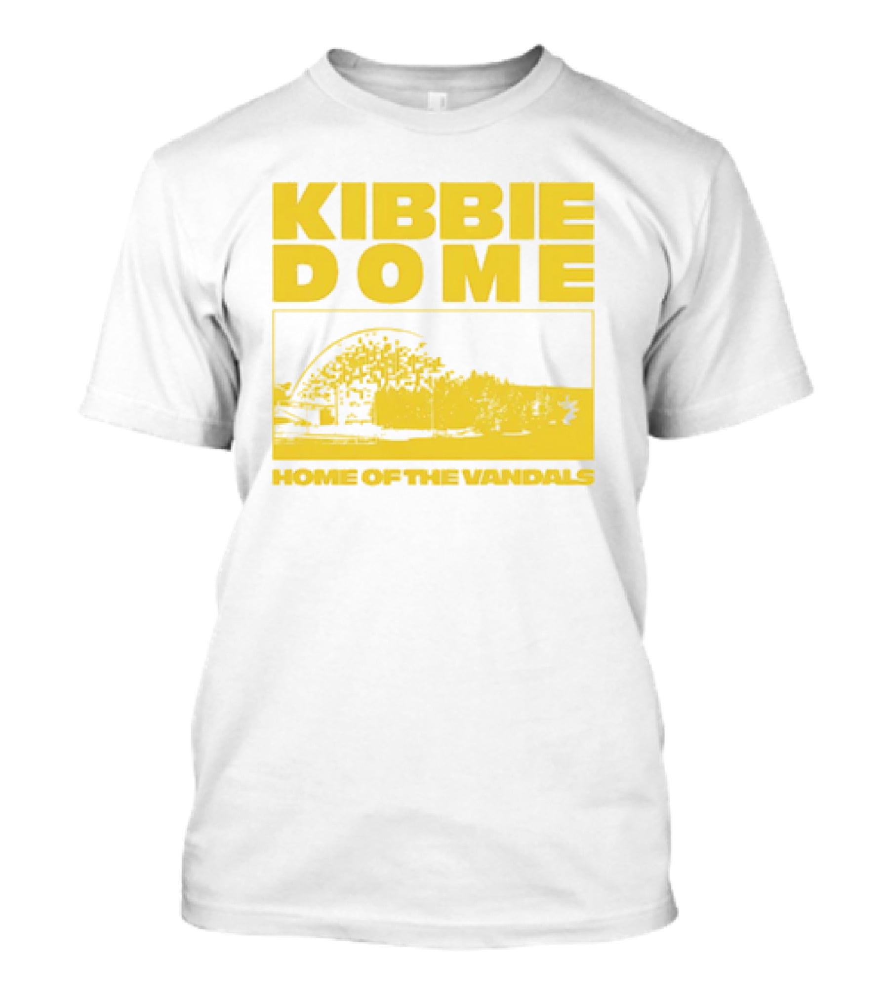 Kibbie Dome Home Of The Vandals Idaho Vintage Newspaper T-Shirt