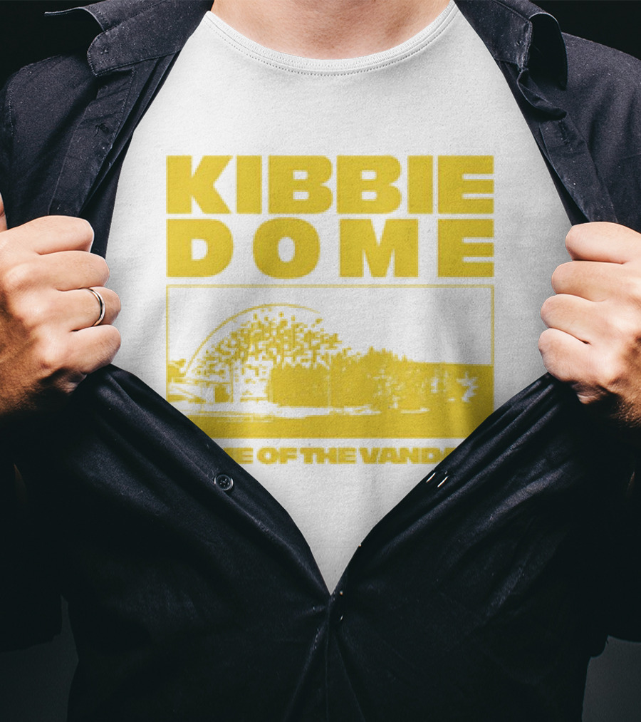 Kibbie Dome Home Of The Vandals Idaho Vintage Newspaper T-Shirt