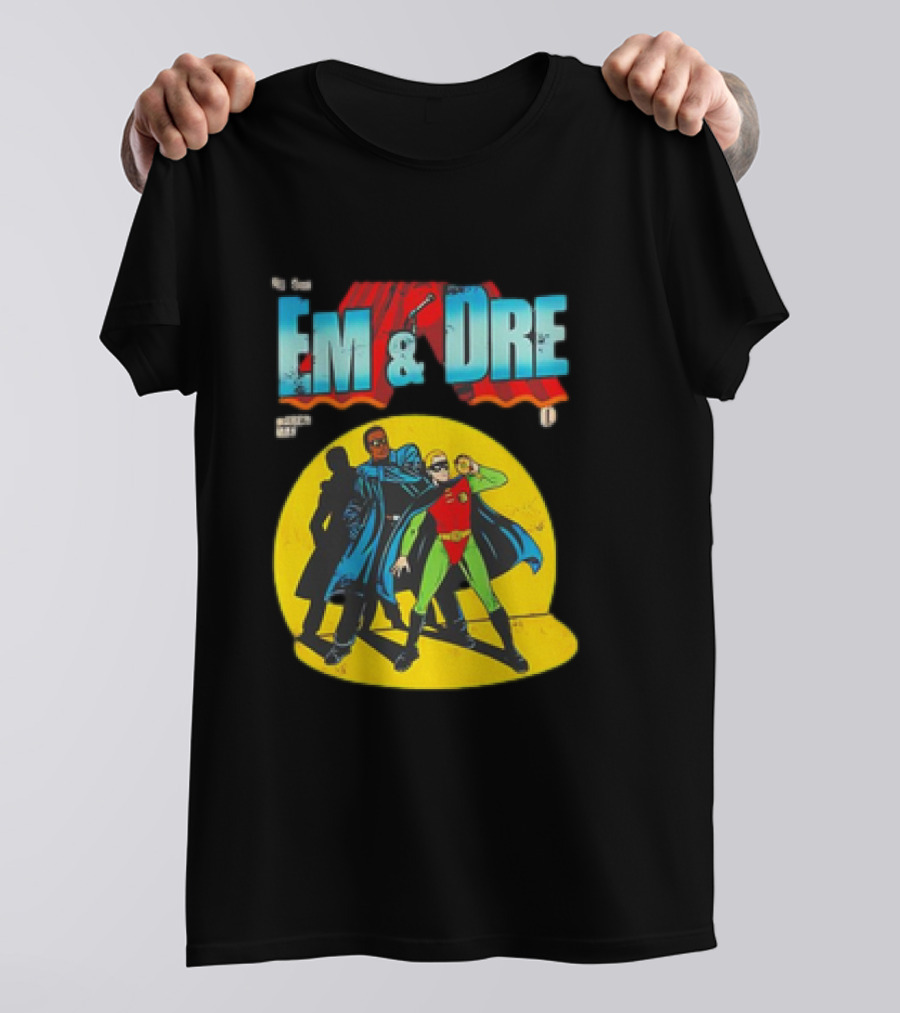 The Real Em And Dre Comic Superheroes Issue One T-Shirt