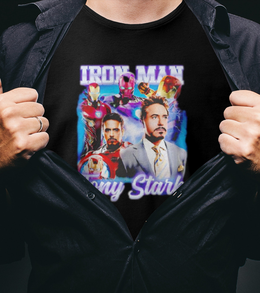 Iron Man Tony Stark Marvel Studio T-Shirt